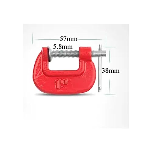 Image of Homdum Heavy Duty Mini G Clamp | C Type Clamping Tool (1 inch)