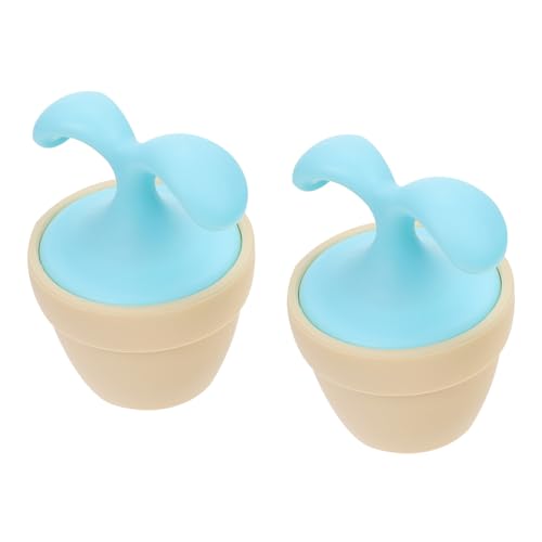 ZUNOXAZ 2 Piezas Rodillo Masajeador Corporal Portátil con Bolas de Masaje Suaves para Acupresión y Relajación Muscular Diseño Ergonómico para Piernas Brazos y Espalda de Azul