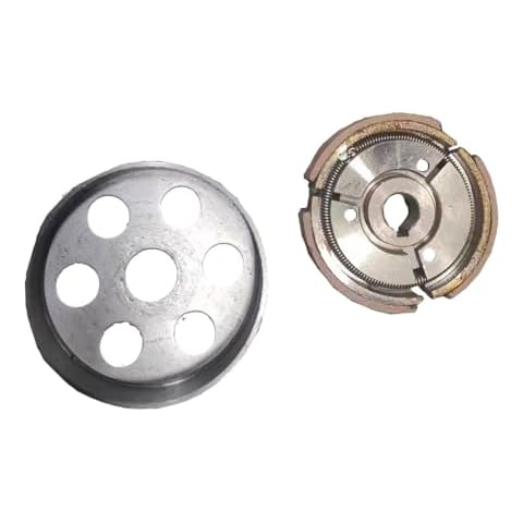 Belt Drive Clutch Bike Engine Clutch Plate 4 Stroke Engine Mini Kart Engine Starting Clutch Transmision Bicycle Fitting Install Bike Gas Engine ( Belt Drive Clutch 15mm sharft ) Cover