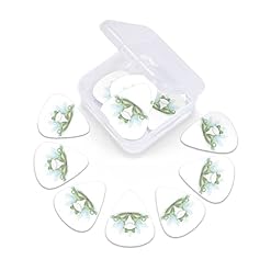 Lot de 24 médiators amusants imprimés grenouille pour guitare acoustique, électrique, basse (0,46/0,71/0,96 mm) - Les Beatles, Paul McCartney, John Lennon, RIngo Starr, George Harrison Lot de 24 médiators amusants imprimés grenouille pour guitare acoustique, électrique, basse (0,46/0,71/0,96 mm) – Image 6