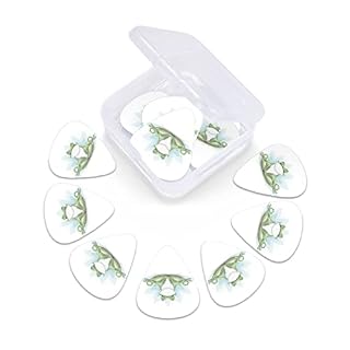 Lot de 24 médiators amusants imprimés grenouille pour guitare acoustique, électrique, basse (0,46/0,71/0,96 mm) - Les Beatles, Paul McCartney, John Lennon, RIngo Starr, George Harrison Lot de 24 médiators amusants imprimés grenouille pour guitare acoustique, électrique, basse (0,46/0,71/0,96 mm) – Image 6