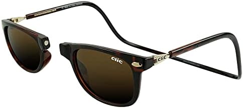 Clic Magnetic Sunglasses, Polarized Lenses, Adjustable Temple, Permanent Headband, Ashbury