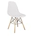 WV LeisureMaster Lot de 6 Chaises Blanches de Salle à Manger Chaise de Cuisine avec Pieds en Bois