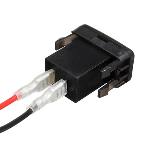 Cargador Coche Tipo-C PD QC3.0 USB dual voltímetro tablero para Prado 4X 5
