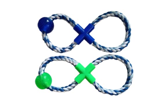 PSK PET MART Imported, Tennis Ball, Rope Tug, Chew Toy for Puppy/Dog with Rubber Ball (Green Ball) (B09KXZM3MQ) Amazon Price History, Amazon Price Tracker