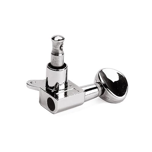 HEMOTON 6pcs Guitar Tuning Pegs Keys Tuners Machine Heads Locking Tuners for Electric Acoustic Guitars