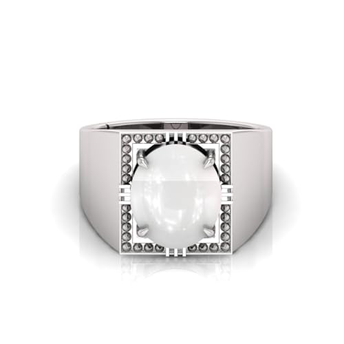 Pierre de lune bague en argent certifiée le cadeau mixte idéal avec certificat - 3