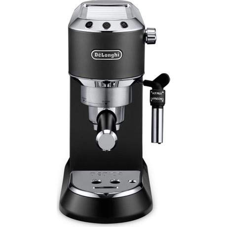 De'Longhi Dedica Pump Espresso Manual Coffee Machine | Cappuccino, Latte Macchiato With Milk Frother | Thermo Block Heating System For Accurate Temperature | Easy To Clean | EC685.BK (Black) OLD - Dedica