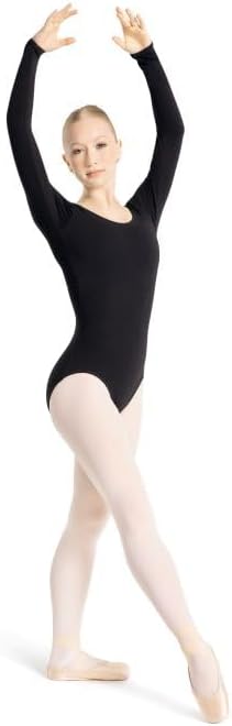 Capezio womens Cotton Classic Long Sleeve Leotard - Image 3