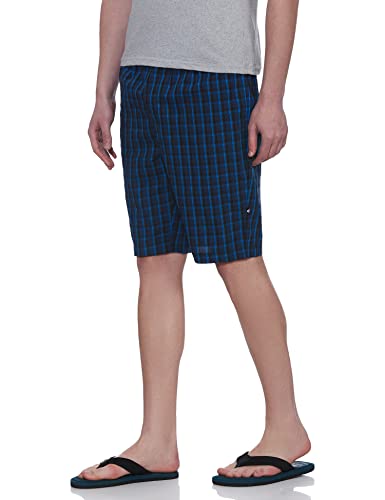 Image of Jockey 9005 Men's Super Combed Mercerized Cotton Woven Fabric Regular Fit Printed Bermuda with Side Pockets