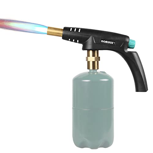 DOMINOX Blow Torch, Creme Brulee fakkel, Koken Blow Torch, Past Alle Tanks Keuken Blow Torch, Verstelbare Vlam voor BBQ, Bakken, Brulee, DIY Solderen (Butaan Niet Inbegrepen)