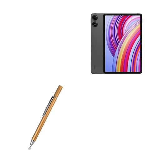 BoxWave Stylus Pen Compatible with Xiaomi Redmi Pad Pro - FineTouch Capacitive Stylus, Super Precise Stylus Pen - Champagne Gold