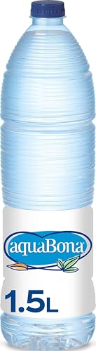 Aquabona, Agua Mineral Natural con Bajo Contenido en Sodio, Botella de 1,5L