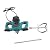 RIAHNEAH Concrete Mixer, 2100W Portable Electric Mud Mixer for Mixing mortar,6 Speed Adjustable Paint Mixer, Handheld Cement Mixer