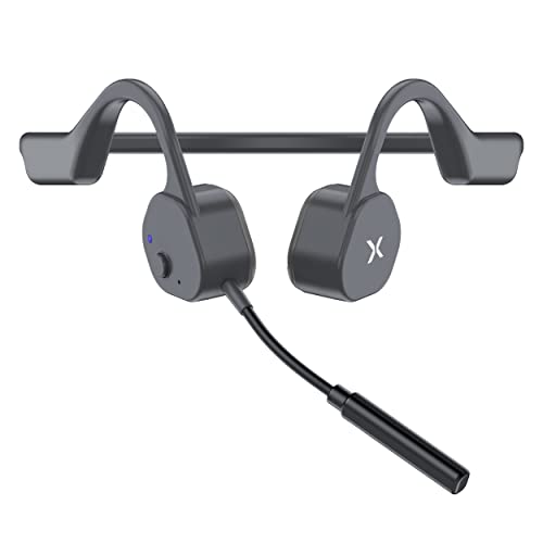 Visixa® Bone Conduction Headphones with Mic - Bone Conduction Headset - Bone Conduction Headphones with Microphone Bluetooth Wireless Headset