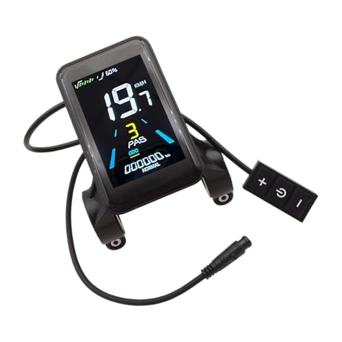 電動自転車 Lcd ディスプレイ 24V 36V 48V 6Pin 防水コネクタパネル画面ハンドルバー車両データオートバイ計器パネル
