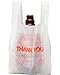 International Plastics MB-T-15TK 6 x 4 x 15 in. White HD Thank You Bag - Case of 2000