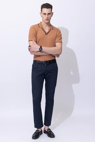 Image of Armisto Men's 100% Cotton Fancy Party Polo T-Shirt /Neutral Colour