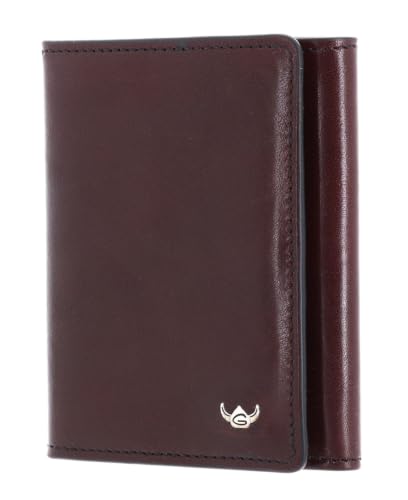 Monedero de cuero Golden Head Colorado RFID Burdeos