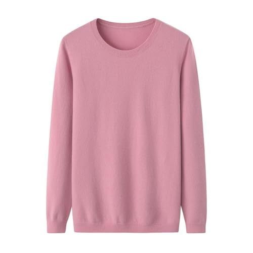 Image of 100% Pure Cashmere Crewneck Sweater for Women Long Sleeve Warm Soft Lightweight Knit Pullover