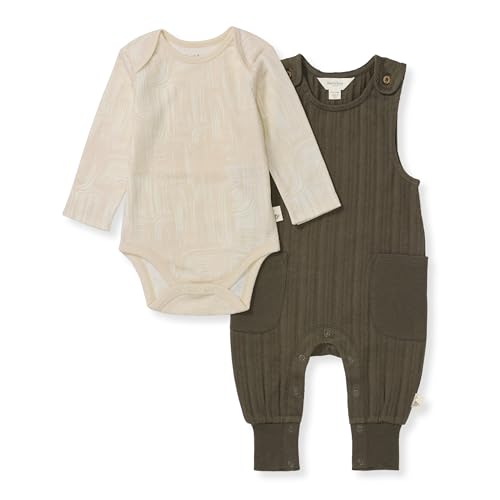 Image of Burt's Bees Baby Boy Infant Jumpsuits - 100% Organic Cotton Breathable Jumpsuit Coveralls for Boys Preemie to 24 Months