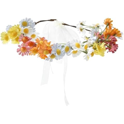AWAYTR Flower Crown Headband Cover