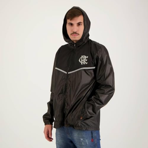 Jaqueta Corta Vento Flamengo Avatar Preta