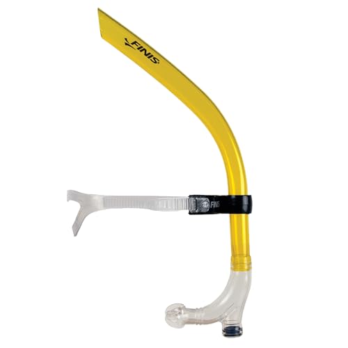 FINIS Original Swimmer&rsquo;s Snorkel - Center-Mount Design - for Swim Training - Adjustable Fit...