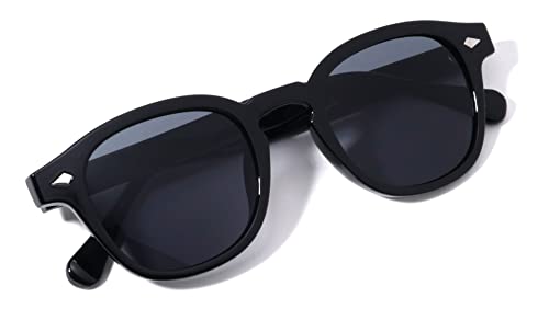 Round Oval Sunglasses for Men Women Retro Vintage UV400 Protection (3-Pack)2