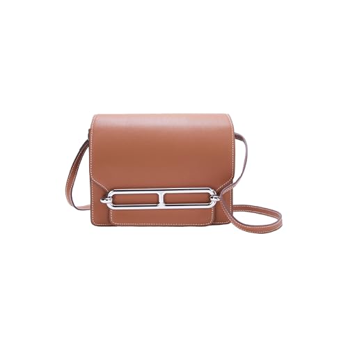 Women'S Genuine Leather Large Or Small Flap Crossbody Purse Handbag For Women,Adjustable Shoulder Strap Single Shoulder Bag