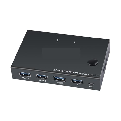 Boîtier de commutation KVM USB pour partager écran clavier souris