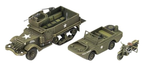 ACADEMY 1/72 M3 Half Track/Amphibian Model Kit, Ages 10+