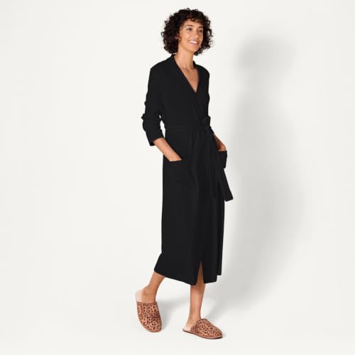 Image of Amazon Essentials Women's Lightweight Waffle Full-Length Bath Robe (Available in Plus Size)