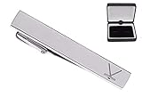 Personalized Silver Stainless Tie Clip For Hockey Players & Coaches Custom Engraved Free - Ships From USA