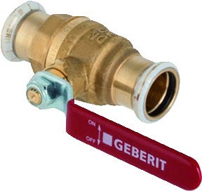 Geberit mapress complementos - Llave paso vista con mando palanca diámetro 35mm