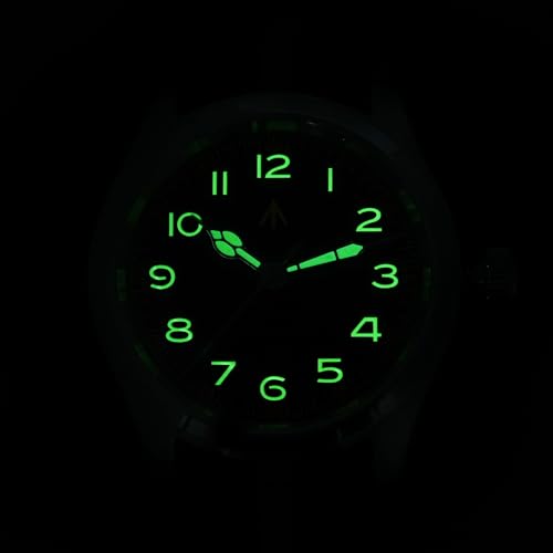 Image of TACTICAL FROG Militado ML08 Field Watch Japanese Sweep VH31 / 515 Movt with Calendar, Men's Military Watch Sapphire Crystal 10 ATM Waterproof Analog Watches for Men