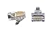 RJ45 8P8C CAT6 Platinum Connector - End pass through ethernet one-Piece High Performance modular plug RJ45 50 pieces