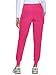 COZYFIT Womens Scrub Pants - Soft Stretch Yoga Style with 5 Pockets, Slim Fit Jogger Scrubs Pants for Women Hot Pink