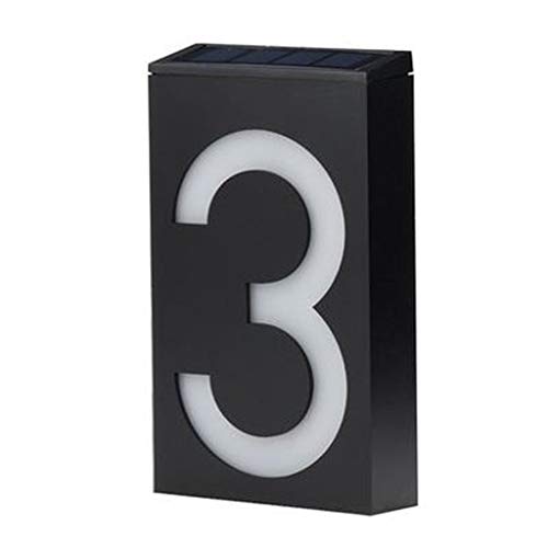 ErYao Modern House Numbers, Solar P…