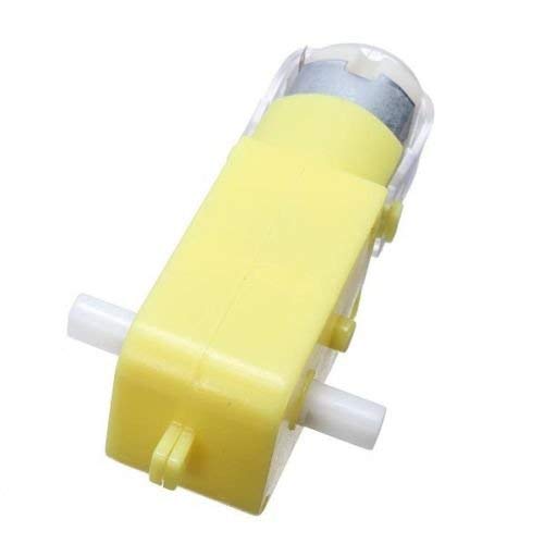 UG LAND INDIA 1 Piec 12V DC Motor Double Shaft Gear Rotated High Speed Robotic Parts, Cars, Multi Works, High Loaded Lifting Cranes Model, Heaven Power Pull Lifting,Easy Connect Wheel Moving