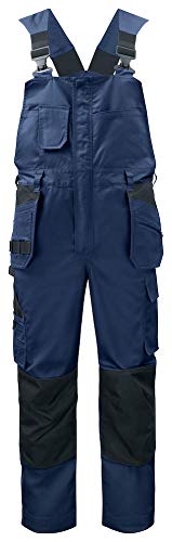 Salopette de travail homme bleu marine vêtement bricolage 58