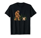 Funny Soft Coated Wheaten Terrier Bigfoot Dog Walking Dog T-Shirt