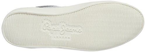 Pepe Jeans Clinton Mesh Silver, Scarpe da
