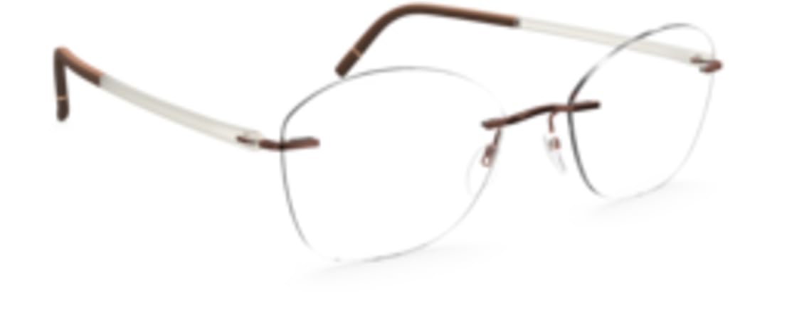 Silhouette Eyeglasses The Wave (5567) 6040 Hazel Ivory 54mm