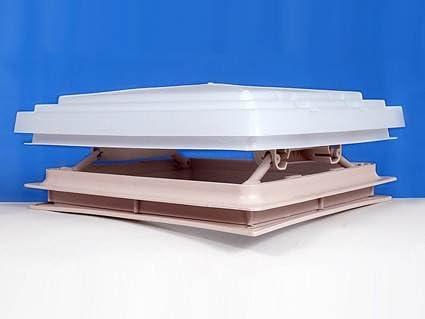 Roof Vent Sky Light Caravan Motorhome 280 x 280mm Flynet Beige MPK Rooflight