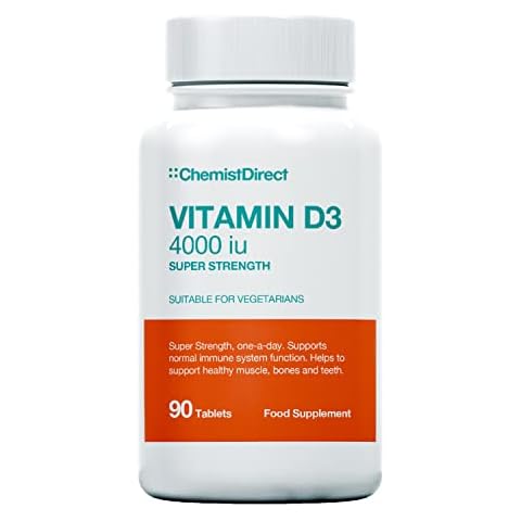 Chemist Direct Super Strength Vitamin D3 - 90 Tablets Cover