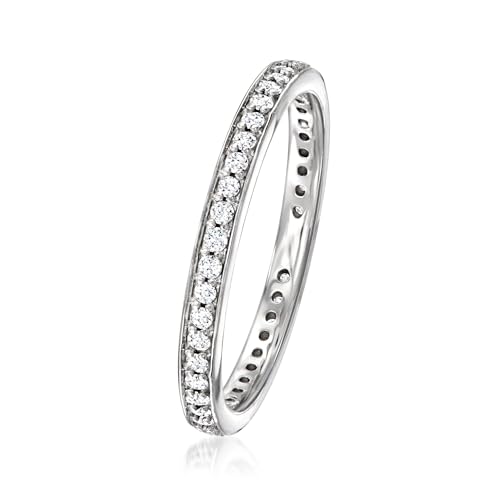 Ross-Simons 0.33 ct. t.w. Lab-Grown Diamond Eternity Band in Sterling Silver3