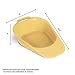 Medpro Fracture Easy Clean Portable Bed Pan with Plastic Guard and Built-in Handles for Easier Placement and Removal, Durable and Easy to Clean, Adult