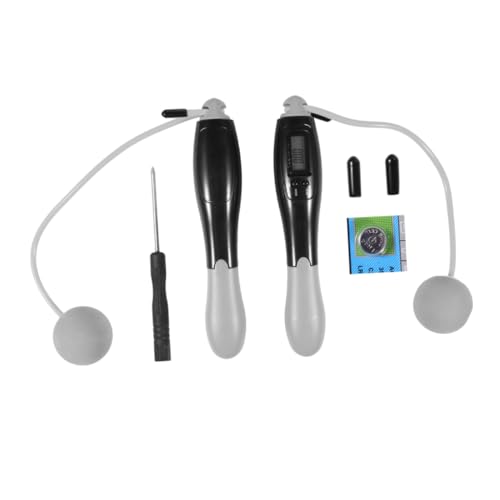 Frcolor コードレスカウンタースマート跳び縄 室内外対応省スペース フィットネス用 耐久素材採用 持ち運び簡単トレーニング器具