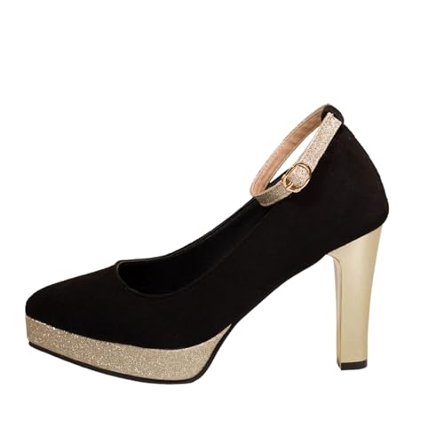 Sandales à talons bas bout pointu chaussure été femme tendance grande taille